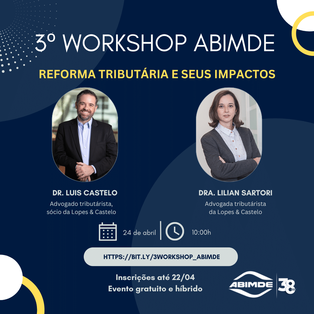 Abimde Promove Workshop Para Debater Os Impactos Da Reforma Tribut Ria